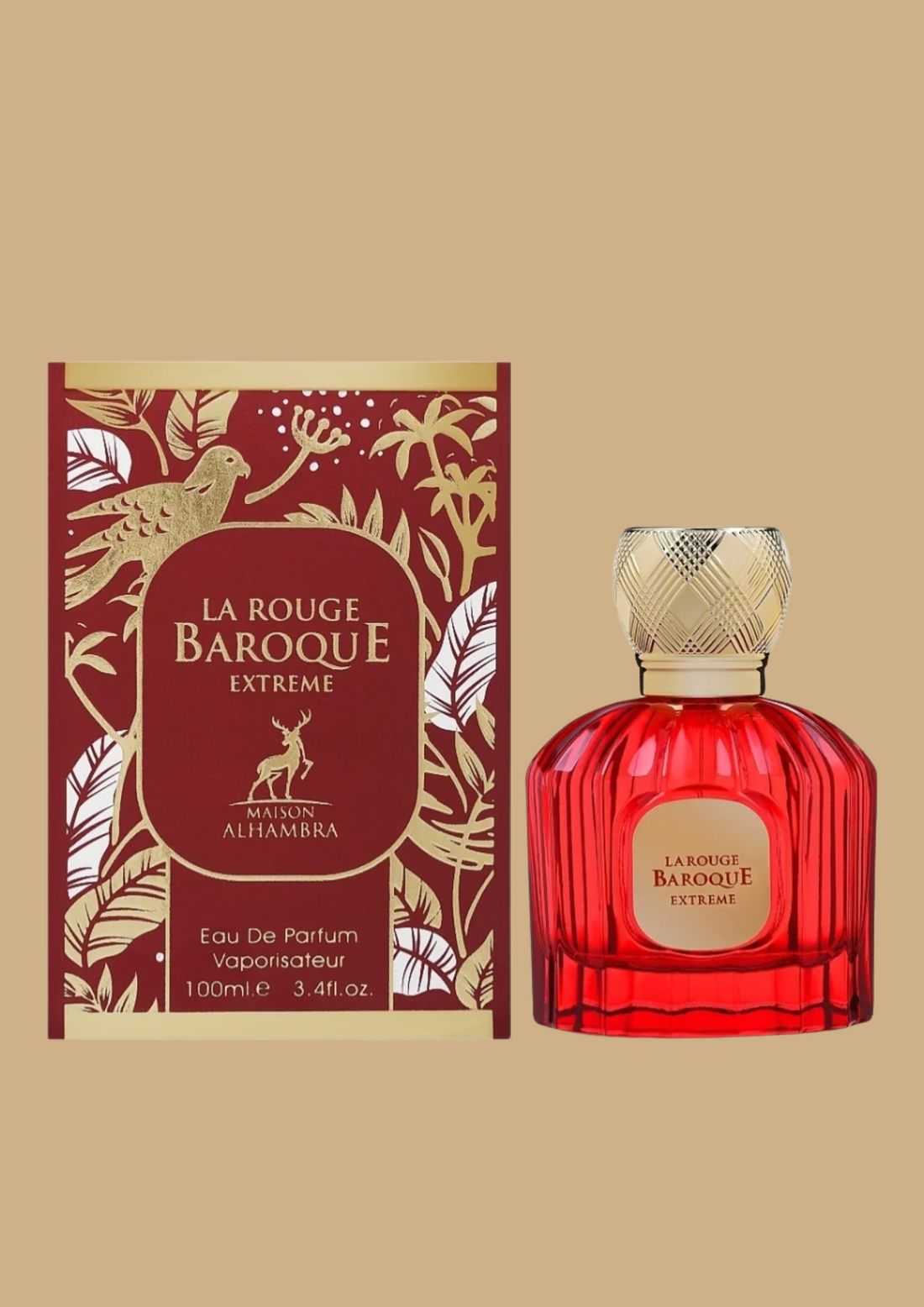 Eau de parfum La Rouge Baroque Extrême- Maison Alhambra 100 ML