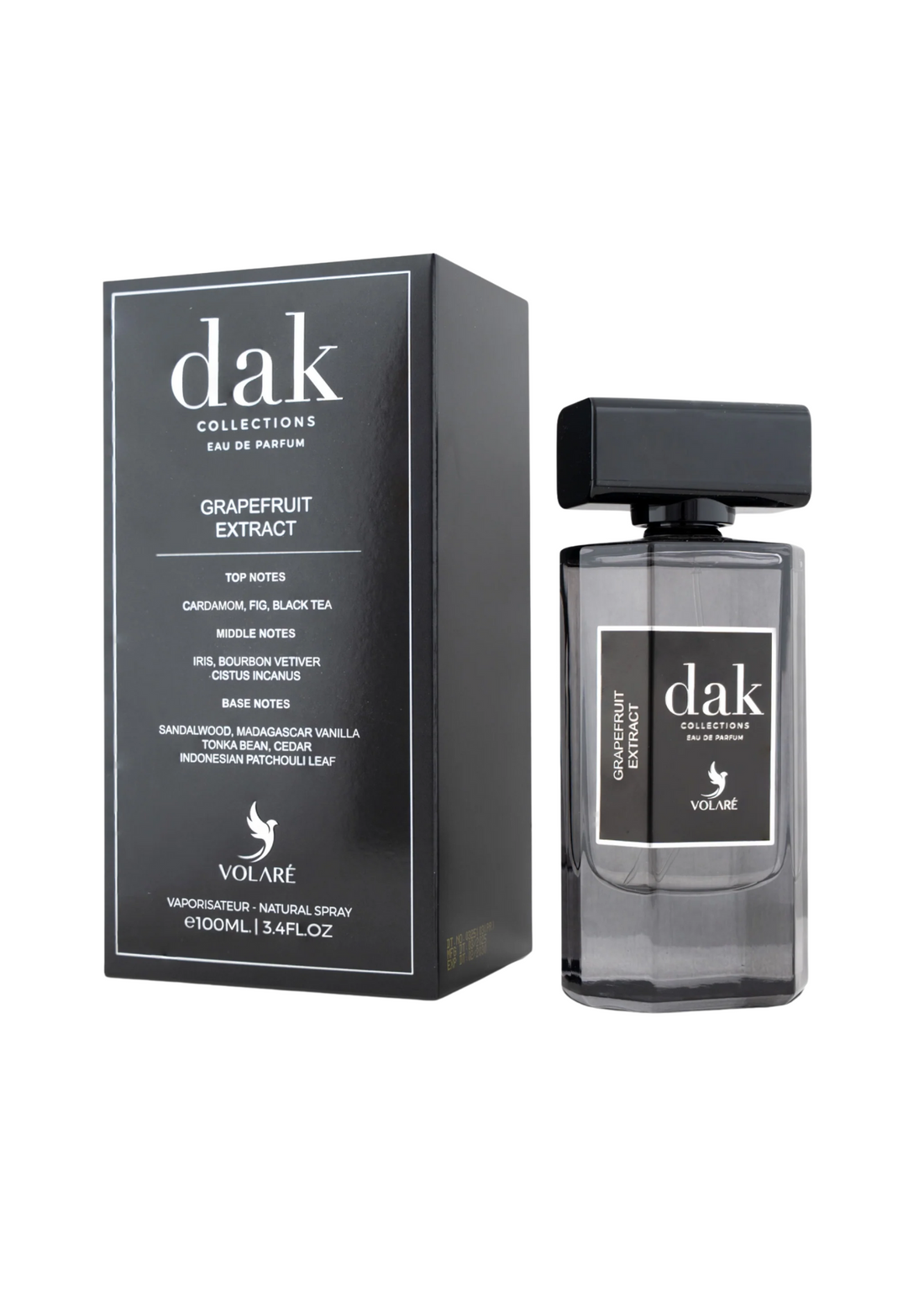 Eau de parfum Grapefruit Extract - Volaré Dak Collection 100 ML