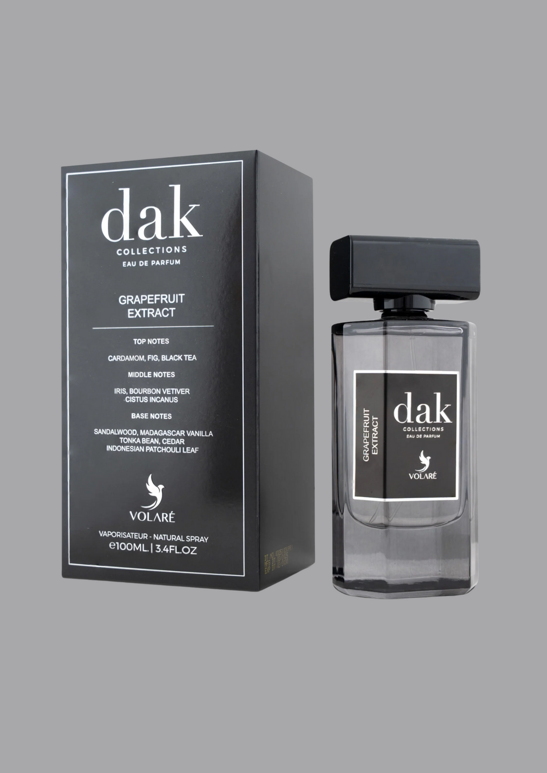 Eau de parfum Grapefruit Extract - Volaré Dak Collection 100 ML