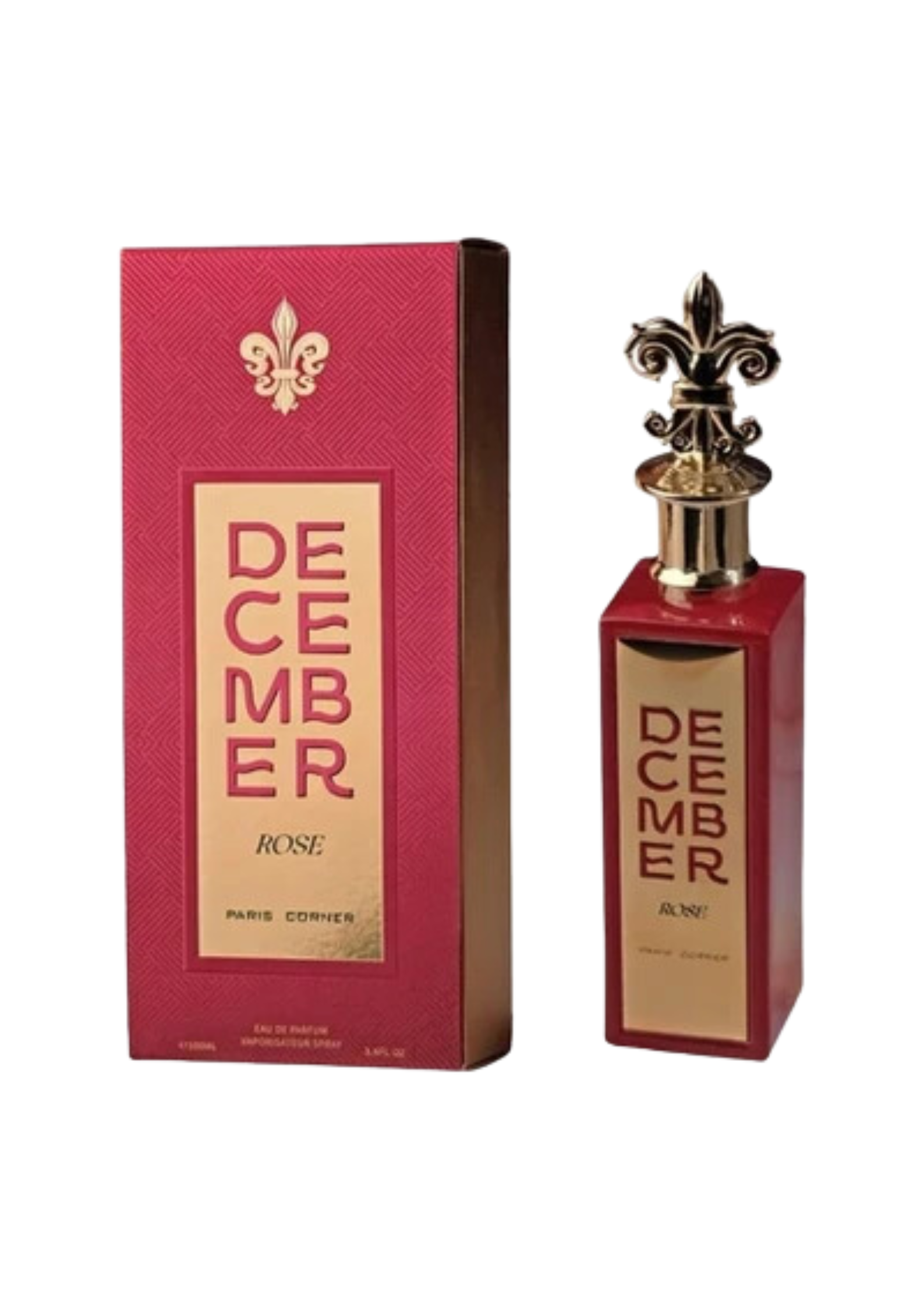 Eau de Parfum December Rose - Paris Corner 85 ML