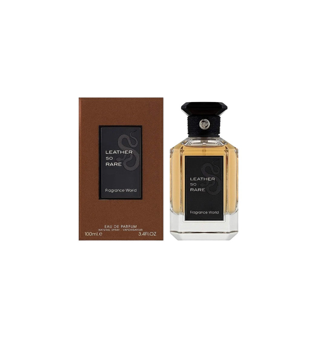 Eau de Parfum Leather So Rare Fragrance World 100 ML - PDS SHOP