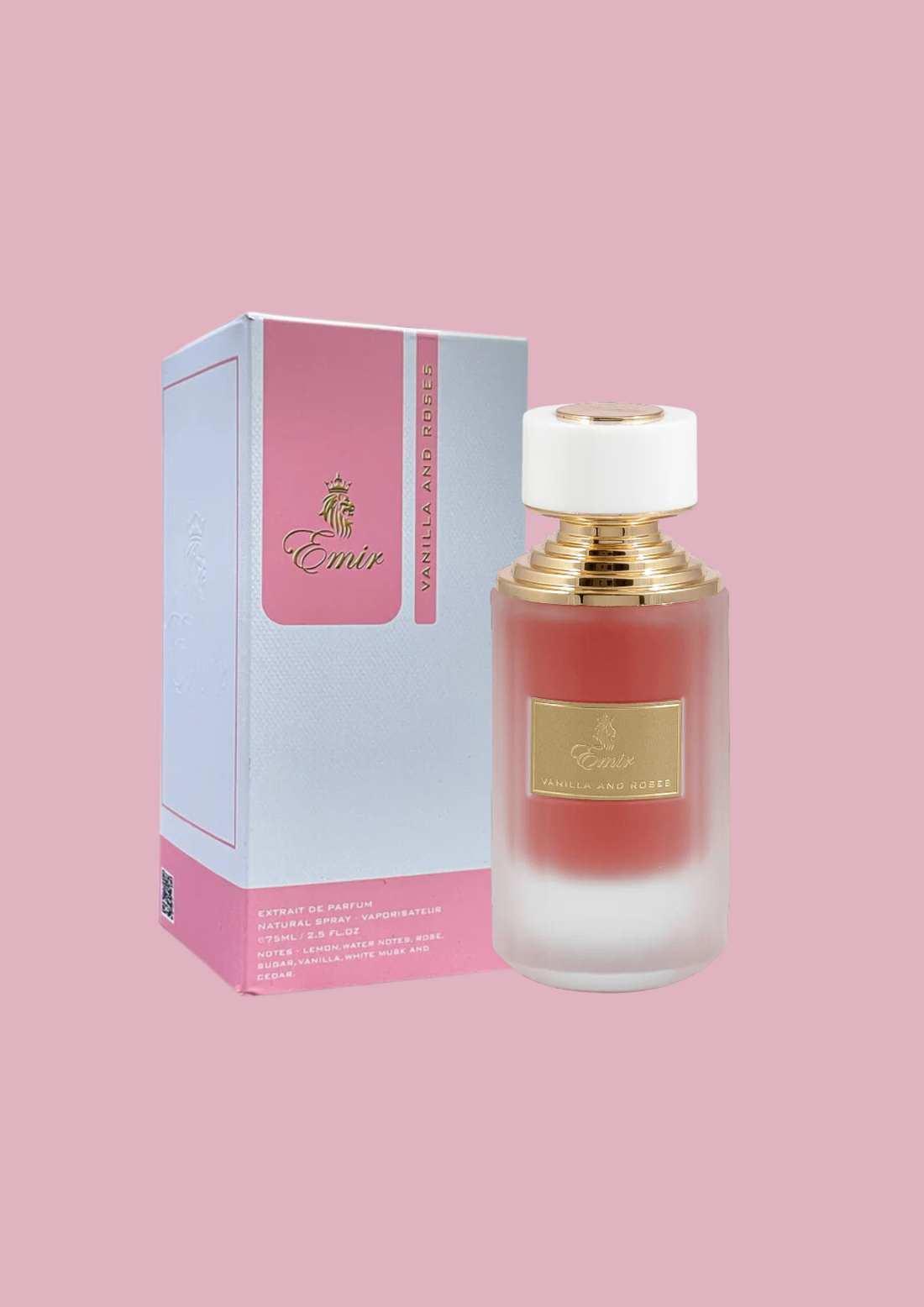 Eau de Parfum Vanilla and Rose - Emir 75 ML