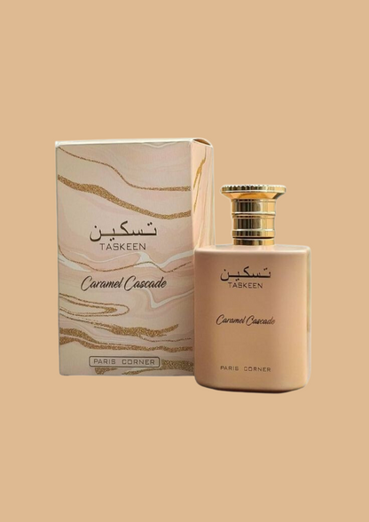 Eau de Parfum Taskeen Caramel Cascade - Paris Corner 100 ML