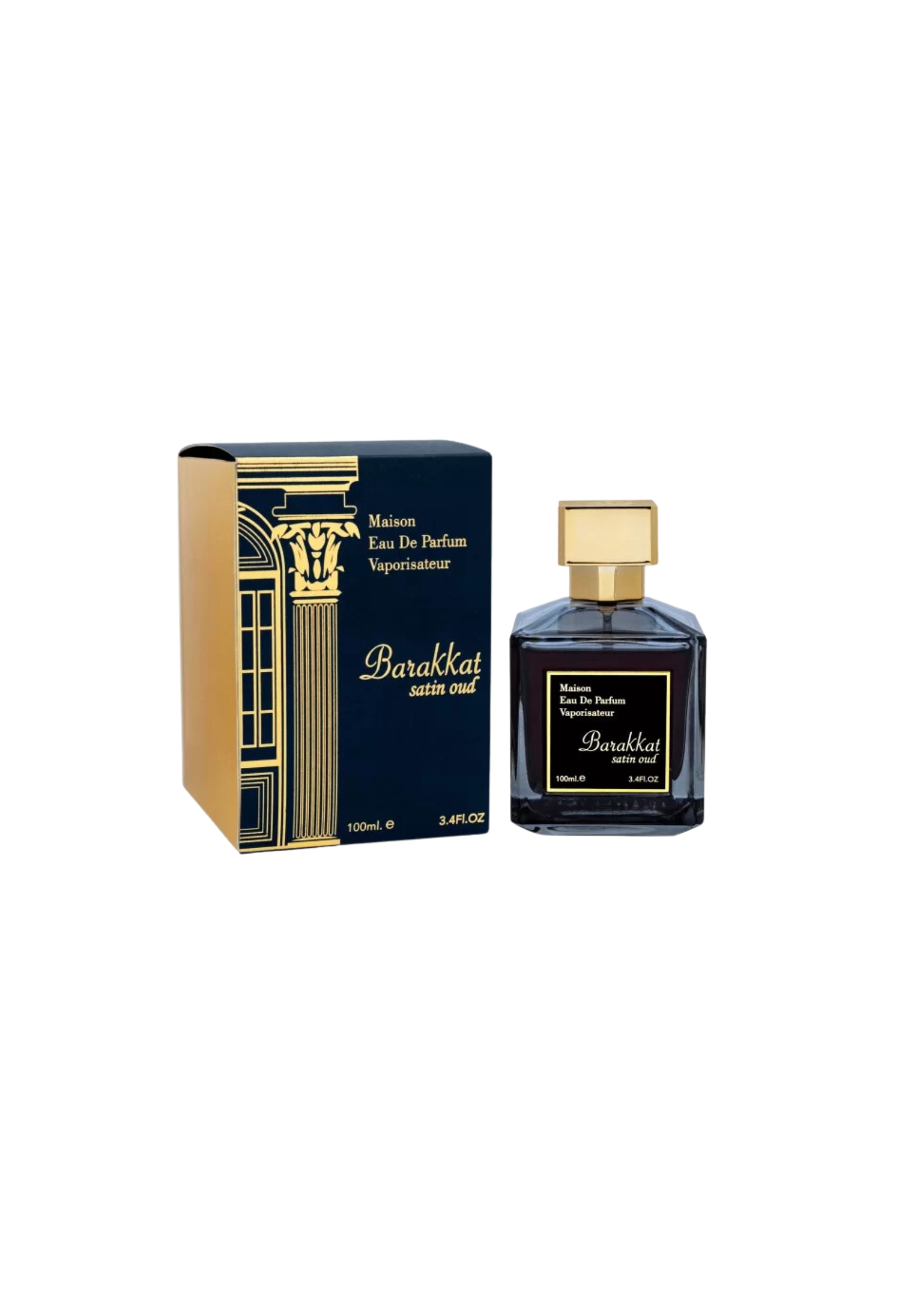 Eau de Parfum Barakkat Satin Oud - Fragrance World 100 ML