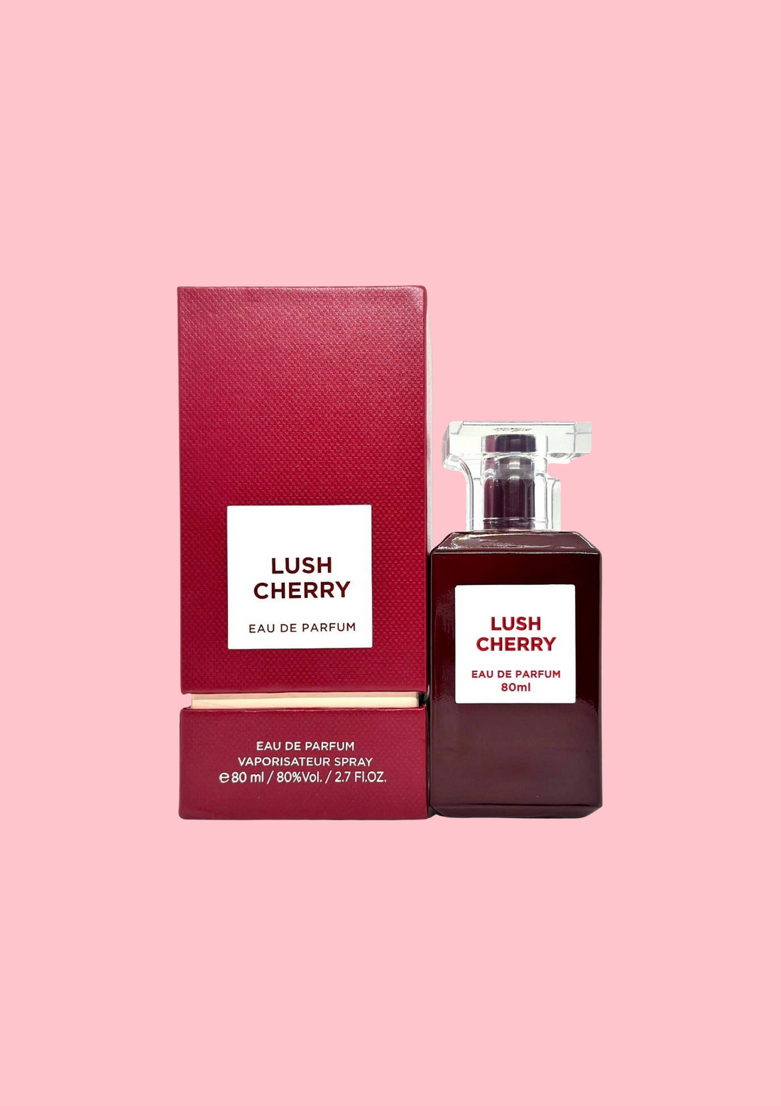 Eau de Parfum Lush Cherry - Fragrance World 80 ML